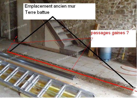 support carrelage dans maison ancienne